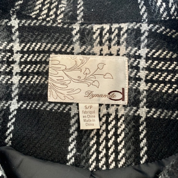 DYNAMITE black paid jacket | size S - Picture 4 of 6